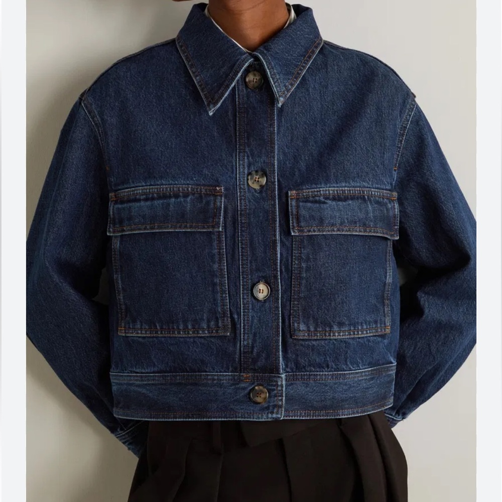 Toteme cropped denim jacket